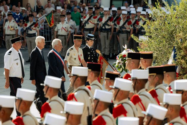 French National Day Celebration - Calvi French National Day celebration in Calvi, Corsica, France on July 14, 2026, in the presence of the city s mayor, Ange Santini, and numerous members of the 2nd Foreign Parachute Regiment of Calvi, who paraded on Boulevard Wilson in front of hundreds of spectators after a moment of reflection and the awarding of decorations in front of the war memorial. Photo by Shootpix ABACAPRESS.COM Calvi Corsica France  Copyright: xShootpix ABACAx