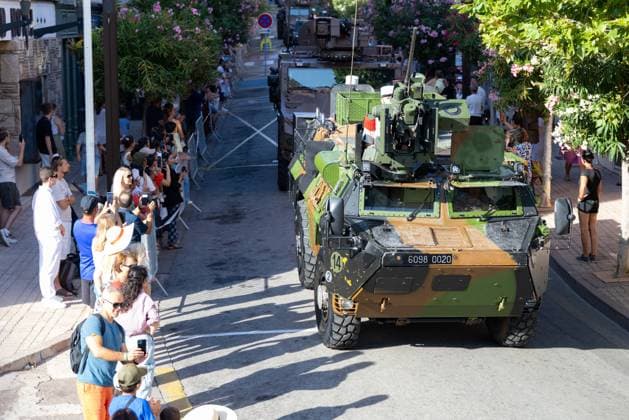 French National Day Celebration - Calvi French National Day celebration in Calvi, Corsica, France on July 14, 2026, in the presence of the city s mayor, Ange Santini, and numerous members of the 2nd Foreign Parachute Regiment of Calvi, who paraded on Boulevard Wilson in front of hundreds of spectators after a moment of reflection and the awarding of decorations in front of the war memorial. Photo by Shootpix ABACAPRESS.COM Calvi Corsica France  Copyright: xShootpix ABACAx