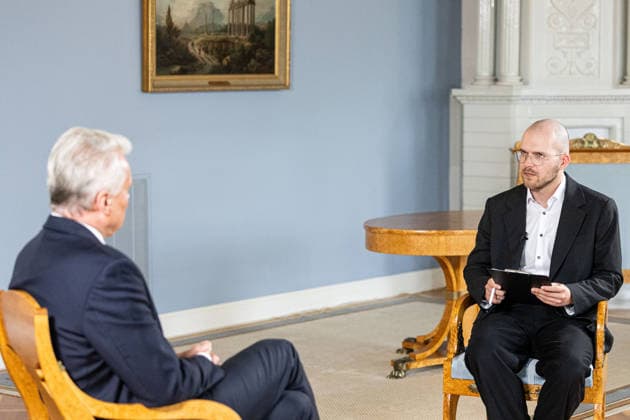 BNS interviu su Prezidentu Gitanu Nauseda 2026-07-14. Vilnius, 2026 m. Liepos 14d. *** BNS Interview with President Gitanas Nauseda, July 14, 2026, Vilnius, July 14, 2026  Copyright: xx