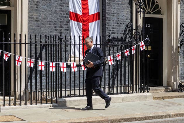 July 15, 2026, London, England, United Kingdom: Prime Minister KEIR STARMER leaves 10 Downing Street ahead of his last PMQs. London United Kingdom  - ZUMAs262 20260715_zip_s262_002 Copyright: xTayfunxSalcix
