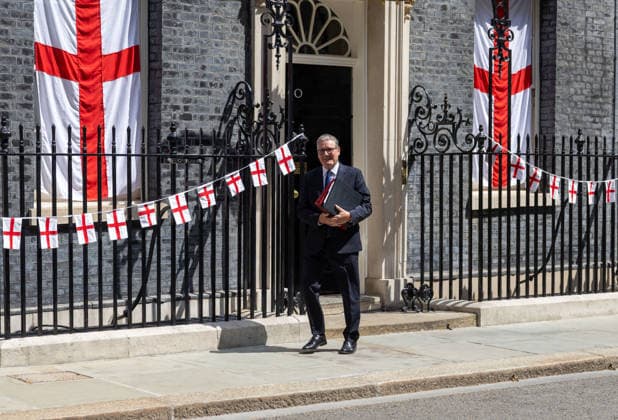 July 15, 2026, London, England, United Kingdom: Prime Minister KEIR STARMER leaves 10 Downing Street ahead of his last PMQs. London United Kingdom  - ZUMAs262 20260715_zip_s262_005 Copyright: xTayfunxSalcix