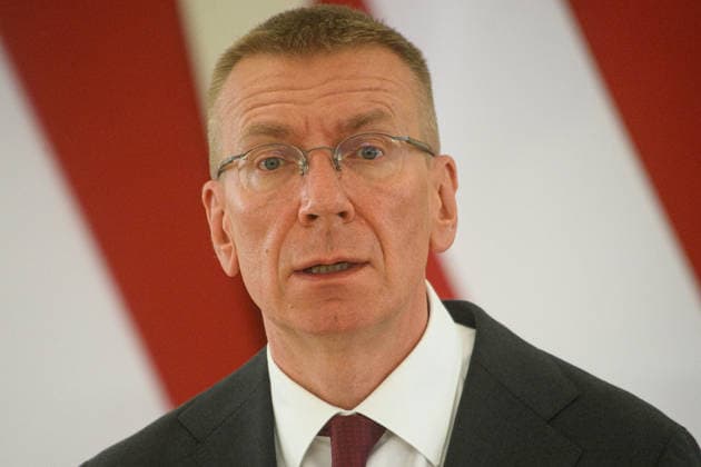 Gitanas Nauseda - Edgars Rinkvics meeting in Vilnius VILNIUS, LITHUANIA - JULY 15: Lithuanian President Gitanas Nauseda meets with Latvian President Edgars Rinkevics during his state visit to Vilnius, Lithuania on July 15, 2026. The leaders discussed regional security, defense cooperation, support for Ukraine, energy projects and the development of bilateral economic ties. Lithuania and Latvia signed a declaration confirming their strategic partnership and common priorities in security and other key areas. The visit marks the 35th anniversary of the restoration of diplomatic relations between the two Baltic states. Yauhen Yerchak Anadolu Vilnius Lithuania. Editorial use only. Please get in touch for any other usage.  Copyright: x2026xAnadoluxYauhenxYerchakx