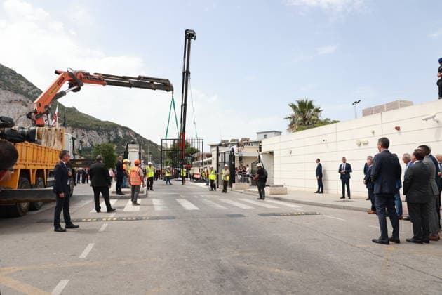 Pedro Sánchez Attends the Demolition Ceremony for the Gibraltar Fence Prime Minister Pedro Sánchez attends the demolition ceremony for the Gibraltar Fence On July 15, 2026, in La Línea de la Concepción, Cádiz, Andalusia, Spain The fence separating Gibraltar from Spain has been, for more than a century, the symbol of the separation between the British colony and the surrounding Campo de Gibraltar region, even serving as a literal barrier during the Franco era, but as of this Wednesday, it has become a thing of the past by virtue of the agreement reached between the United Kingdom and the European Union to facilitate the Rock’s relationship with the bloc following Brexit July 15, 2026 Rocí La Línea de la Concepción, Cádiz La Línea de la Conc  Copyright: xRocioxRuzx 7665785