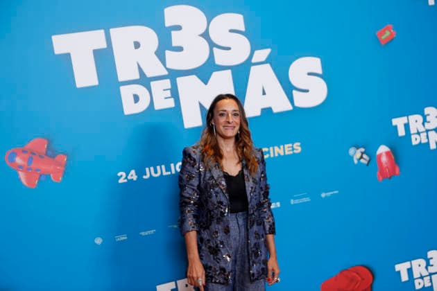 July 15, 2026, Madrid, Madrid, Spain: Actress RAQUEL GUERRERO poses for the media during the photocall presenting the new family comedy Tres de mas at the Urso Hotel. The film follows the story of Julia and Ernesto, a successful couple enjoying a child-free life until they suddenly wake up with three kids calling them mom and dad, forcing them to learn parenthood overnight while discovering the origin of the children. Madrid Spain  - ZUMAo127 20260715_zep_o127_058 Copyright: xHugoxOrtunox