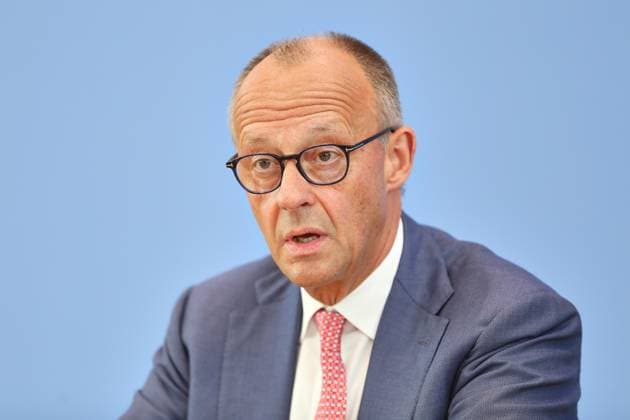 Berlin, Deutschland, 15.07.2026: Haus der Bundespressekonferenz: Sommerpresskonferenz: Bundeskanzler Friedrich Merz (CDU) *** Berlin, Germany, July 15, 2026, Federal Press Conference Center, Summer Press Conference, Federal Chancellor Friedrich Merz (CDU) Copyright: xdtsxNachrichtenagenturx dts_127721