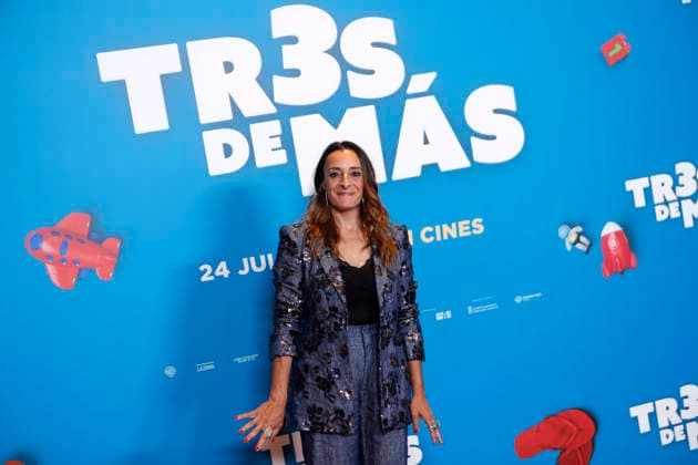 July 15, 2026, Madrid, Madrid, Spain: Actress RAQUEL GUERRERO poses for the media during the photocall presenting the new family comedy Tres de mas at the Urso Hotel. The film follows the story of Julia and Ernesto, a successful couple enjoying a child-free life until they suddenly wake up with three kids calling them mom and dad, forcing them to learn parenthood overnight while discovering the origin of the children. Madrid Spain - ZUMAo127 20260715_zep_o127_053 Copyright: xHugoxOrtunox