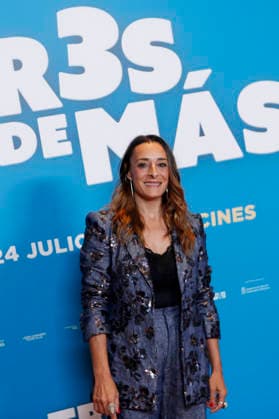 July 15, 2026, Madrid, Madrid, Spain: Actress RAQUEL GUERRERO poses for the media during the photocall presenting the new family comedy Tres de mas at the Urso Hotel. The film follows the story of Julia and Ernesto, a successful couple enjoying a child-free life until they suddenly wake up with three kids calling them mom and dad, forcing them to learn parenthood overnight while discovering the origin of the children. Madrid Spain - ZUMAo127 20260715_zep_o127_057 Copyright: xHugoxOrtunox