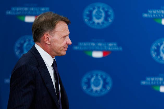 July 15, 2026, Rome, Italia, Italy: Minister of Agriculture and Food Sovereignty Francesco Lollobrigida during the award ceremony for the Master of the Art of Italian Cuisine Award, Rome 15 07 2026 Rome Italy  - ZUMAa289 20260715_zia_a289_029 Copyright: xFrancescoxFotiax xAgfx