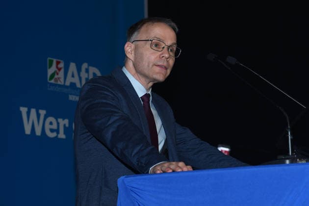 Listenaufstellung der AfD NRW am 10.07.2026 im Eventzentrum.NRW in Marl Dr. Christian Blex ( Schatzmeister Sprecher für Schule und Bildung AfD NRW )