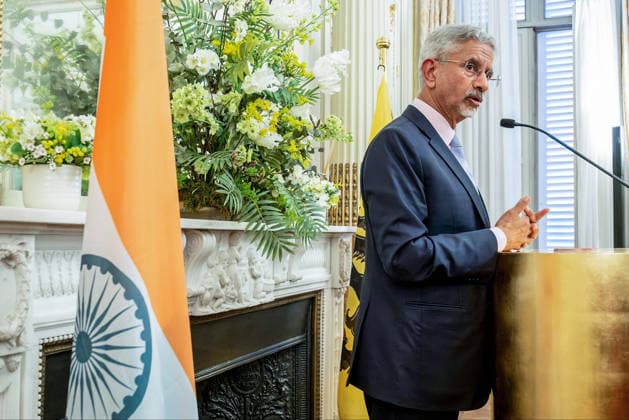 RECORD DATE NOT STATED Successful conclusion of the India-EU Free Trade Agreement Brussels Belgium , Jul 15 (ANI): External Affairs Minister S. Jaishankar speaks during the meeting of the India-EU Free Trade Agreement (FTA), in Brussels on Tuesday. (@DrSJaishankar X ANI Photo) Brussels Belgium Copyright: xANIx ANI_20260715049