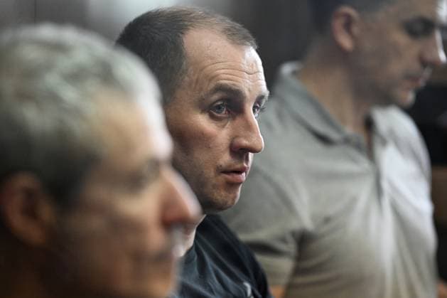 Russia Rusagro Founder Fraud Trial 9205850 15.07.2026 Former Governor of Tambov Region, Sergei Ivanov, charged with accepting a large bribe, is seen inside a defendant s cage during a hearing at the Zamoskvoretsky District Court in Moscow, Russia. Mikhail Voskresenskiy Sputnik Moscow Russia  Copyright: xMikhailxVoskresenskiyx