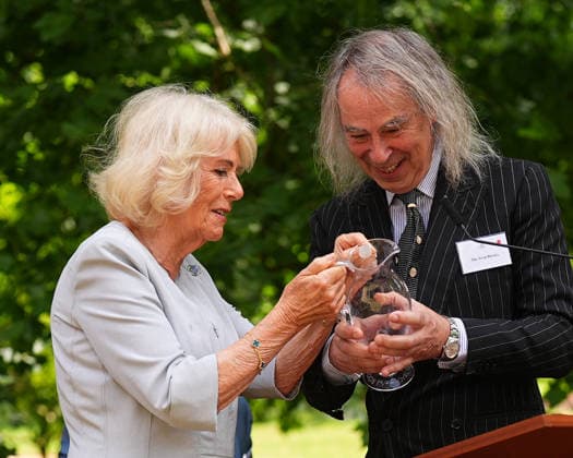 Royal Osteoporosis Society reception Ivor Braka winner of the Queen s Award for Osteoporosis during a reception for the Royal Osteoporosis Society, hosted by President Queen Camilla, to mark 40 years of the charity, at Clarence House, London. The Queen has championed the work of the Royal Osteoporosis Society since 1994, after seeing her own mother suffering with the disease, which resulted in her early death at the age of 72. Picture date: Wednesday July 15, 2026., Credit:Aaron Chown PA ROTA - B68 Avalon UK, London  Copyright: xAaronxChownx xPAxROTAx-xB68x xAvalonx 1116687527