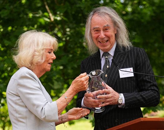 Royal Osteoporosis Society reception Ivor Braka winner of the Queen s Award for Osteoporosis during a reception for the Royal Osteoporosis Society, hosted by President Queen Camilla, to mark 40 years of the charity, at Clarence House, London. The Queen has championed the work of the Royal Osteoporosis Society since 1994, after seeing her own mother suffering with the disease, which resulted in her early death at the age of 72. Picture date: Wednesday July 15, 2026., Credit:Aaron Chown PA ROTA - B68 Avalon UK, London  Copyright: xAaronxChownx xPAxROTAx-xB68x xAvalonx 1116687535