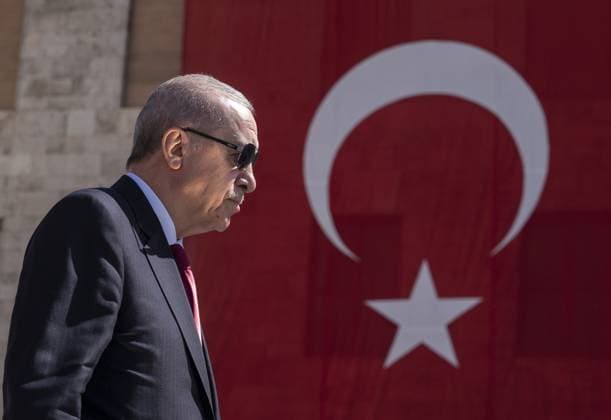 Turkish President Recep Tayyip Erdogan ANKARA, TURKIYE - JULY 15: Turkish President Recep Tayyip Erdogan attends the July 15 Democracy and National Unity Day commemoration program at the Grand National Assembly of Turkiye in Ankara, Turkiye, on July 15, 2026. Osmancan Gurdogan Anadolu Ankara Turkey. Editorial use only. Please get in touch for any other usage.  Copyright: x2026xAnadoluxOsmancanxGurdoganx