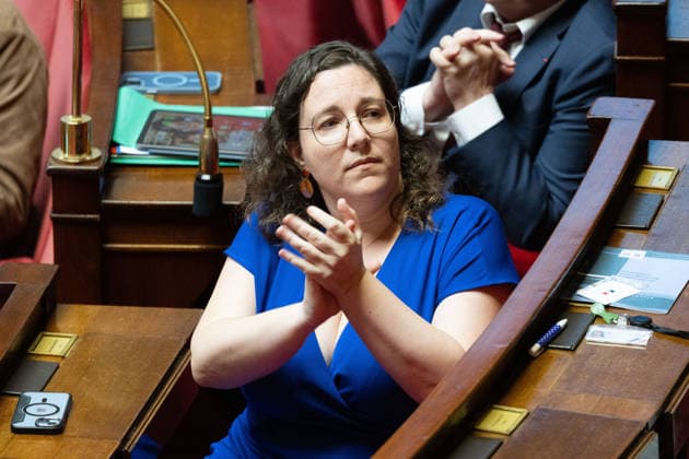 Questions to the government at the National Assembly - Paris MP Cyrielle Chatelain during a session of questions to the government at The National Assembly, French lower house of parliament in Paris on July 15, 2026. Photo by Raphael Lafargue ABACAPRESS.COM Paris France  Copyright: xLafarguexRaphael ABACAx