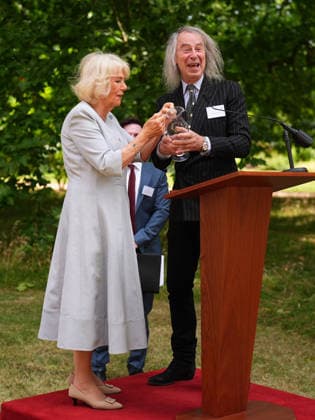 Royal Osteoporosis Society reception Ivor Braka winner of the Queen s Award for Osteoporosis during a reception for the Royal Osteoporosis Society, hosted by President Queen Camilla, to mark 40 years of the charity, at Clarence House, London. The Queen has championed the work of the Royal Osteoporosis Society since 1994, after seeing her own mother suffering with the disease, which resulted in her early death at the age of 72. Picture date: Wednesday July 15, 2026., Credit:Aaron Chown PA ROTA - B68 Avalon UK, London  Copyright: xAaronxChownx xPAxROTAx-xB68x xAvalonx 1116695030