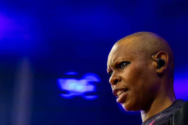Singer Skin of a British rock band Skunk Anansie performs at the music festival Colours of Ostrava on July 15, 2026, in Ostrava, Czech Republic. (CTKxPhoto VladimirxPrycek) CTKPhotoP2026071506388  CTKPhotoP2026071506388