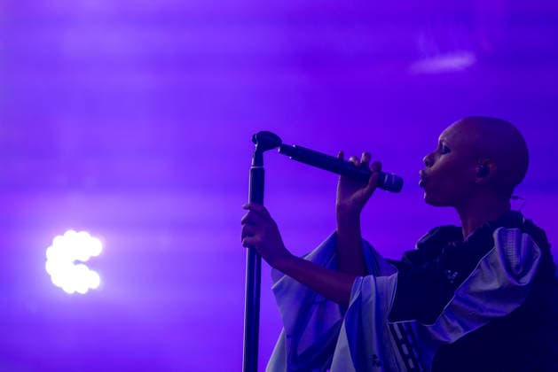 Singer Skin of a British rock band Skunk Anansie performs at the music festival Colours of Ostrava on July 15, 2026, in Ostrava, Czech Republic. (CTKxPhoto VladimirxPrycek) CTKPhotoP2026071506394  CTKPhotoP2026071506394