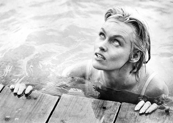 Karen Steele, Head and Shoulders Portrait, on-set of the Film, The Sharkfighters , United Artists, 1956  Copyright: xABxArchivesx jtv013770