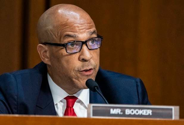 Todd Blanche testfies before the US Senate Committee on the Judiciary United States Senator Cory Booker (Democrat of New Jersey), questions Todd Blanche, acting Attorney General of the US, as he testfies before the US Senate Committee on the Judiciary on his nomination to be the new Attorney General of the United States in Washington, DC, USA, on July 15th 2026. Photo by Andrew Thomas CNP ABACAPRESS.COM Washington District of Columbia United States  Copyright: xCNP ABACAx