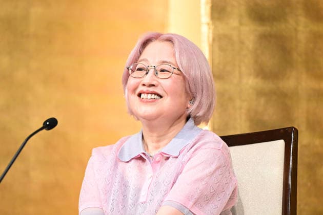 The 175th Naoki Prize winner Kasumi Asakura attends a press conference at the Imperial Hotel in Tokyo, Japan on July 15, 2026.  aflo_338092906