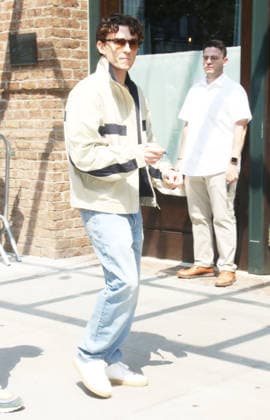 NEW YORK, NY - JULY 15: Tom Holland seen out and about ln New York City on July 15, 2026. Copyright: xRW MediaPunchx