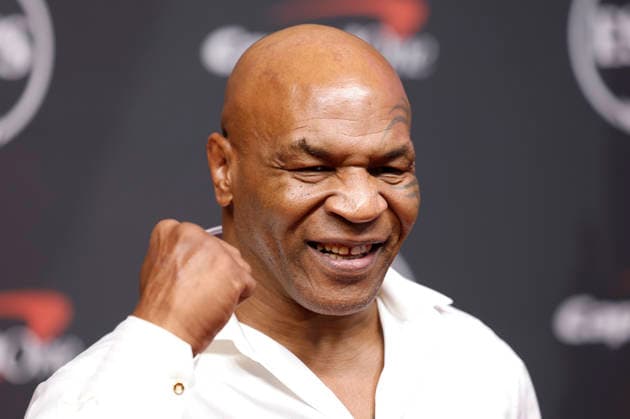Mike Tyson arrives on the red carpet at the 2026 ESPY Awards at David H. Koch Theater at Lincoln Center on Wednesday, July 15, 2026 in New York City.  NYP20260715125 JOHNxANGELILLO