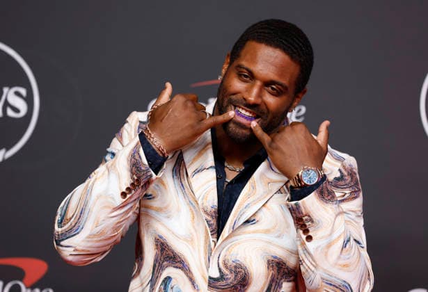Cameron Jordan arrives on the red carpet at the 2026 ESPY Awards at David H. Koch Theater at Lincoln Center on Wednesday, July 15, 2026 in New York City.  NYP20260715105 JOHNxANGELILLO