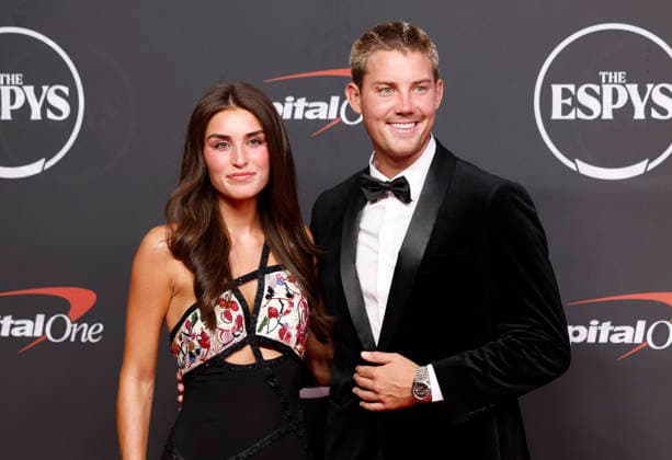 Hannah Ryan and Cam Little arrive on the red carpet at the 2026 ESPY Awards at David H. Koch Theater at Lincoln Center on Wednesday, July 15, 2026 in New York City.  NYP20260715106 JOHNxANGELILLO