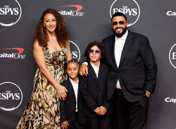 DJ Khaled arrives on the red carpet at the 2026 ESPY Awards at David H. Koch Theater at Lincoln Center on Wednesday, July 15, 2026 in New York City.  NYP20260715141 JOHNxANGELILLO