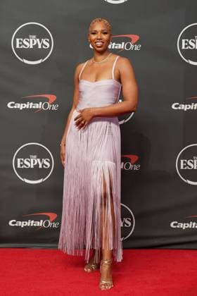 Monica McNutt at arrivals for The 2026 ESPYS Presented by Capital One, David H. Koch Theater at Lincoln Center, New York, NY, July 15, 2026. Photo By: Kristin Callahan Everett Collection The 2026 ESPYS Presented by Capital One PUBLICATIONXNOTxINxCANxCHNxFRAxITAxJPNxNORxPOLxRUSxESPxUKxUSA