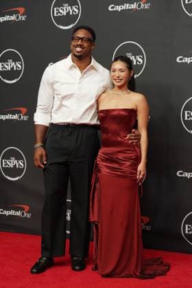 Myles Garrett, Chloe Kim at arrivals for The 2026 ESPYS Presented by Capital One, David H. Koch Theater at Lincoln Center, New York, NY, July 15, 2026. Photo By: Kristin Callahan Everett Collection The 2026 ESPYS Presented by Capital One PUBLICATIONXNOTxINxCANxCHNxFRAxITAxJPNxNORxPOLxRUSxESPxUKxUSA