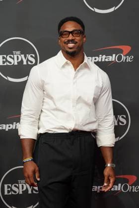 Myles Garrett at arrivals for The 2026 ESPYS Presented by Capital One, David H. Koch Theater at Lincoln Center, New York, NY, July 15, 2026. Photo By: Kristin Callahan Everett Collection The 2026 ESPYS Presented by Capital One PUBLICATIONXNOTxINxCANxCHNxFRAxITAxJPNxNORxPOLxRUSxESPxUKxUSA
