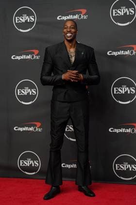 Dwight Howard at arrivals for The 2026 ESPYS Presented by Capital One, David H. Koch Theater at Lincoln Center, New York, NY, July 15, 2026. Photo By: Kristin Callahan Everett Collection The 2026 ESPYS Presented by Capital One PUBLICATIONXNOTxINxCANxCHNxFRAxITAxJPNxNORxPOLxRUSxESPxUKxUSA