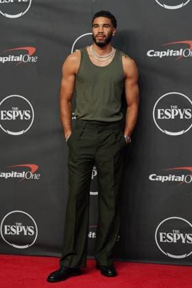 Jayson Tatum at arrivals for The 2026 ESPYS Presented by Capital One, David H. Koch Theater at Lincoln Center, New York, NY, July 15, 2026. Photo By: Kristin Callahan Everett Collection The 2026 ESPYS Presented by Capital One PUBLICATIONXNOTxINxCANxCHNxFRAxITAxJPNxNORxPOLxRUSxESPxUKxUSA
