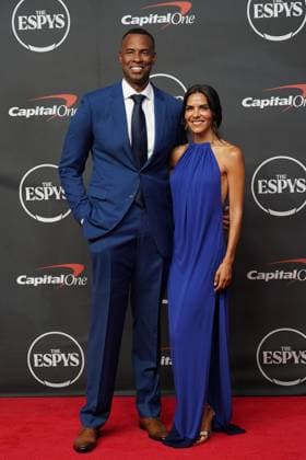 Jarron Collins, Elsa Collins at arrivals for The 2026 ESPYS Presented by Capital One - Part 2, David H. Koch Theater at Lincoln Center, New York, NY, July 15, 2026. Photo By: Kristin Callahan Everett Collection The 2026 ESPYS Presented by Capital One - Part 2 PUBLICATIONXNOTxINxCANxCHNxFRAxITAxJPNxNORxPOLxRUSxESPxUKxUSA