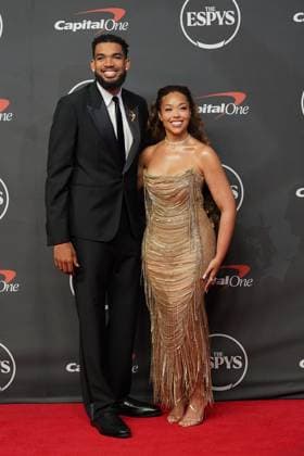 Karl-Anthony Towns, Jordyn Woods at arrivals for The 2026 ESPYS Presented by Capital One - Part 2, David H. Koch Theater at Lincoln Center, New York, NY, July 15, 2026. Photo By: Kristin Callahan Everett Collection The 2026 ESPYS Presented by Capital One - Part 2 PUBLICATIONXNOTxINxCANxCHNxFRAxITAxJPNxNORxPOLxRUSxESPxUKxUSA