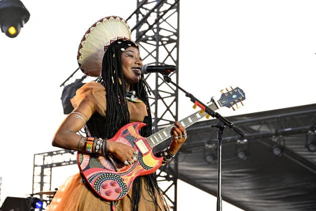 Fatoumata Diawara, a Malian singer, actress, and singer-songwriter, is performing on the Pinède Gould stage during the 65th Juan Jazz Festival on July 15, 2026. Since 1960, the Jazz à Juan Festival has welcomed the biggest names in jazz. Bruno Bebert Bestimage Fatoumata Diawara, a Malian singer, actress, and singer-songwriter, is on stage at the Pinède Gould during the 65th Jazz à Juan Festival on July 15, 2026. Since 1960, the Jazz à Juan Festival has welcomed the biggest names in jazz. Antibes, Juan-les-Pins, France  Copyright: xBrunoxBebertx xBestimagexBrunoxBebertx xBestimagex