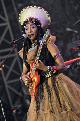 Fatoumata Diawara, a Malian singer, actress, and singer-songwriter, is performing on the Pinède Gould stage during the 65th Juan Jazz Festival on July 15, 2026. Since 1960, the Jazz à Juan Festival has welcomed the biggest names in jazz. Bruno Bebert Bestimage Fatoumata Diawara, a Malian singer, actress, and singer-songwriter, is on stage at the Pinède Gould during the 65th Jazz à Juan Festival on July 15, 2026. Since 1960, the Jazz à Juan Festival has welcomed the biggest names in jazz. Antibes, Juan-les-Pins, France  Copyright: xBrunoxBebertx xBestimagexBrunoxBebertx xBestimagex