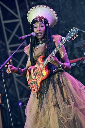 Fatoumata Diawara, a Malian singer, actress, and singer-songwriter, is performing on the Pinède Gould stage during the 65th Juan Jazz Festival on July 15, 2026. Since 1960, the Jazz à Juan Festival has welcomed the biggest names in jazz. Bruno Bebert Bestimage Fatoumata Diawara, a Malian singer, actress, and singer-songwriter, is on stage at the Pinède Gould during the 65th Jazz à Juan Festival on July 15, 2026. Since 1960, the Jazz à Juan Festival has welcomed the biggest names in jazz. Antibes, Juan-les-Pins, France  Copyright: xBrunoxBebertx xBestimagexBrunoxBebertx xBestimagex