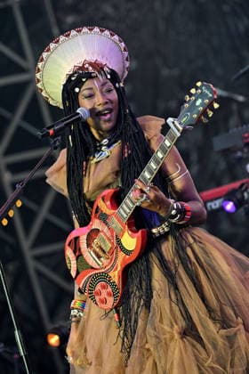 Fatoumata Diawara, a Malian singer, actress, and singer-songwriter, is performing on the Pinède Gould stage during the 65th Juan Jazz Festival on July 15, 2026. Since 1960, the Jazz à Juan Festival has welcomed the biggest names in jazz. Bruno Bebert Bestimage Fatoumata Diawara, a Malian singer, actress, and singer-songwriter, is on stage at the Pinède Gould during the 65th Jazz à Juan Festival on July 15, 2026. Since 1960, the Jazz à Juan Festival has welcomed the biggest names in jazz. Antibes, Juan-les-Pins, France  Copyright: xBrunoxBebertx xBestimagexBrunoxBebertx xBestimagex