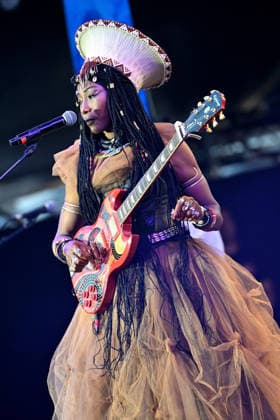 Fatoumata Diawara, a Malian singer, actress, and singer-songwriter, is performing on the Pinède Gould stage during the 65th Juan Jazz Festival on July 15, 2026. Since 1960, the Jazz à Juan Festival has welcomed the biggest names in jazz. Bruno Bebert Bestimage Fatoumata Diawara, a Malian singer, actress, and singer-songwriter, is on stage at the Pinède Gould during the 65th Jazz à Juan Festival on July 15, 2026. Since 1960, the Jazz à Juan Festival has welcomed the biggest names in jazz. Antibes, Juan-les-Pins, France  Copyright: xBrunoxBebertx xBestimagexBrunoxBebertx xBestimagex