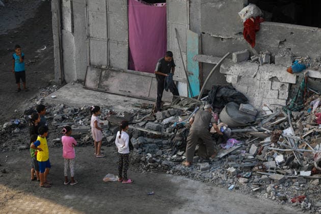 Israeli attacks continue in Gaza GAZA, PALESTINE - JULY 16 : A view destruction at the Nuseirat Refugee Camp as the Israeli army targeted civilian residential areas in Gaza, Palestine on July 16, 2026. Hassan Jedi Anadolu Gaza City Gaza. Editorial use only. Please get in touch for any other usage.  Copyright: x2026xAnadoluxHassanxJedix