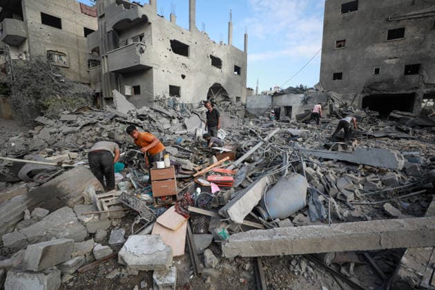 Israeli attacks continue in Gaza GAZA, PALESTINE - JULY 16 : A view destruction at the Nuseirat Refugee Camp as the Israeli army targeted civilian residential areas in Gaza, Palestine on July 16, 2026. Hassan Jedi Anadolu Gaza City Gaza. Editorial use only. Please get in touch for any other usage.  Copyright: x2026xAnadoluxHassanxJedix