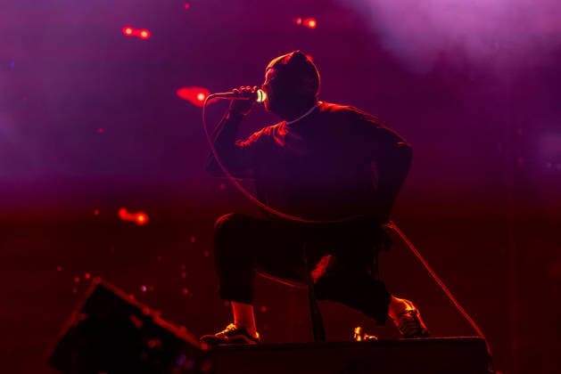 Singer Tyler Joseph of American duo Twenty One Pilots performs at the music festival Colours of Ostrava on July 15, 2026, in Ostrava, Czech Republic. (CTKxPhoto VladimirxPrycek) CTKPhotoP2026071509069  CTKPhotoP2026071509069