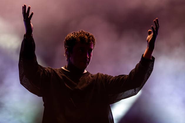 Singer Tyler Joseph of American duo Twenty One Pilots performs at the music festival Colours of Ostrava on July 15, 2026, in Ostrava, Czech Republic. (CTKxPhoto VladimirxPrycek) CTKPhotoP2026071509090  CTKPhotoP2026071509090