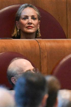 July 16, 2026, Rome, Italy: US actress Sharon Stone during the last day of 2026 Global Nobel Laureates Assembly in Rome, Italy, 16 July 2026. ANSA RICCARDO ANTIMIANI. Rome Italy  - ZUMAa110 20260716_zaf_a110_002 Copyright: xRiccardoxAntimianix