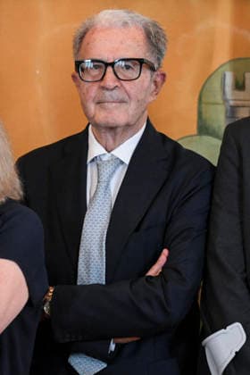 July 16, 2026, Rome, Italy: Former Italian Premier Romano Prodi during the last day of 2026 Global Nobel Laureates Assembly in Rome, Italy, 16 July 2026. ANSA RICCARDO ANTIMIANI. Rome Italy  - ZUMAa110 20260716_zaf_a110_009 Copyright: xRiccardoxAntimianix