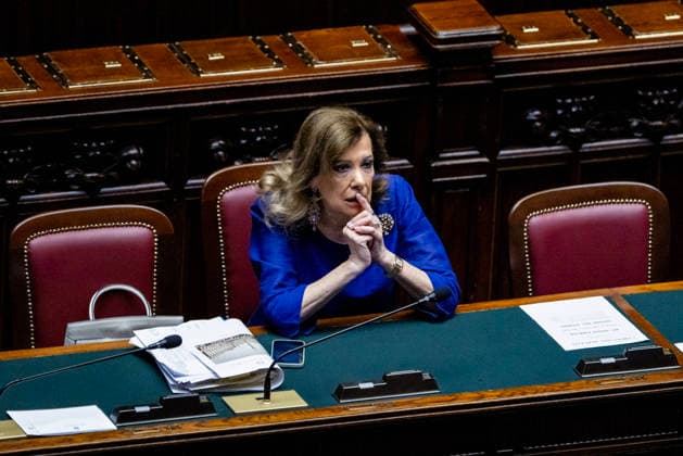 July 16, 2026, Rome, Italia, Italy: Minister for Institutional Reforms Maria Elisabetta Alberti Casellati during the session at the Chamber of Deputies for the final vote on the electoral law, Rome 16 07 2026 Rome Italy  - ZUMAa289 20260716_zia_a289_002 Copyright: xFrancescoxFotiax xAgfx