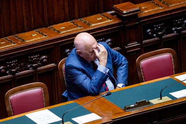 July 16, 2026, Rome, Italia, Italy: Justice Minister Carlo Nordio during the session at the Chamber of Deputies for the final vote on the electoral law, Rome, 16 07 2026 Rome Italy  - ZUMAa289 20260716_zia_a289_005 Copyright: xFrancescoxFotiax xAgfx